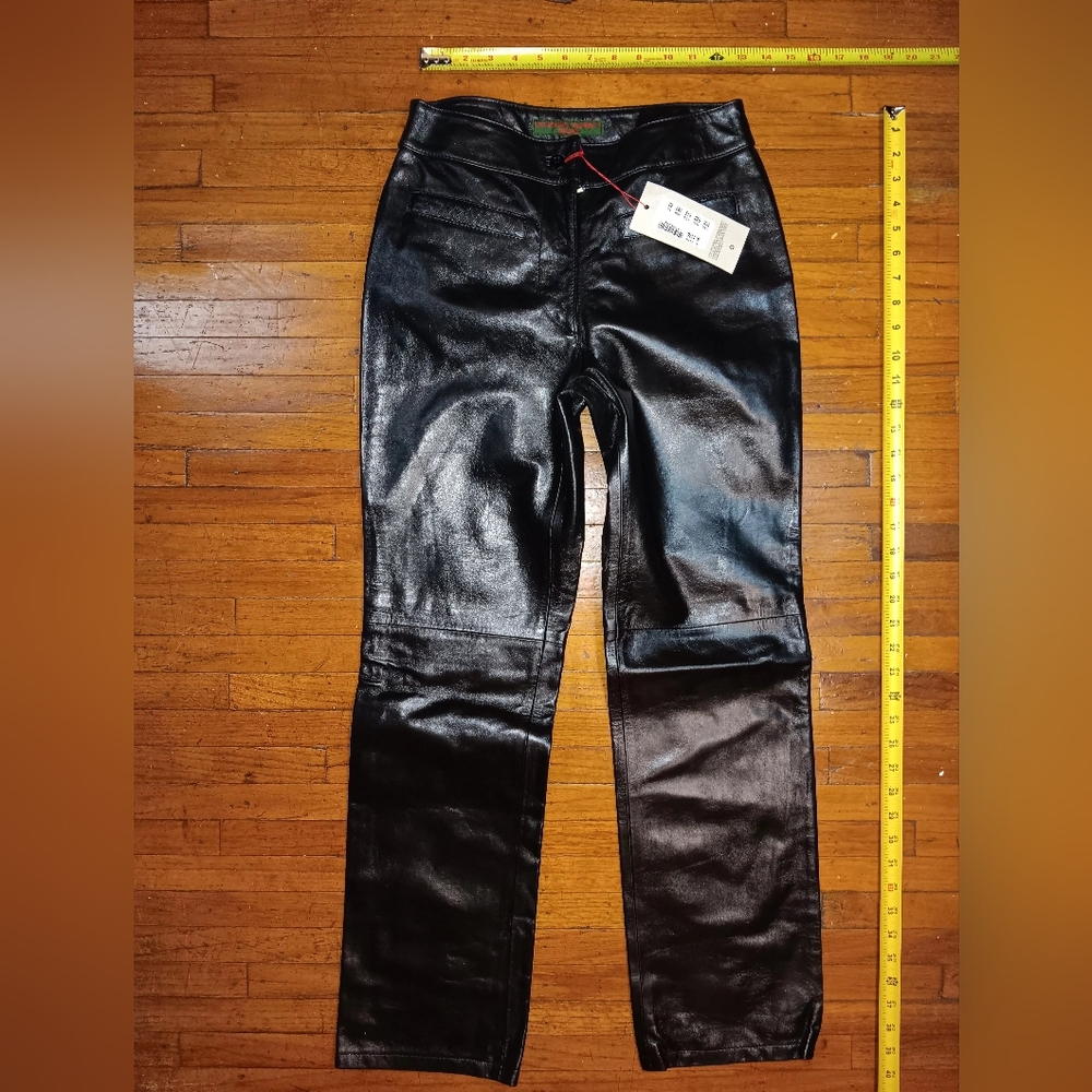 Katharine Hamnett vintage leather pants
